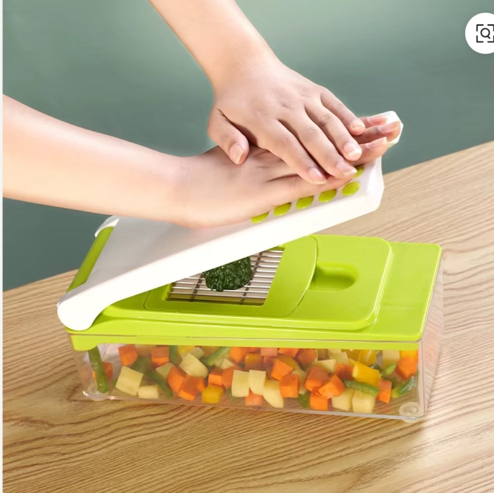 12-in-1 Multifunction Vegetable Cutter Bowl