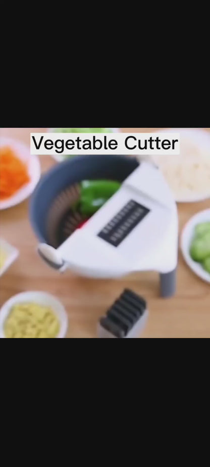 Smart Vegetable Cutter Bowl | Cut, Wash & Drain in Seconds!”